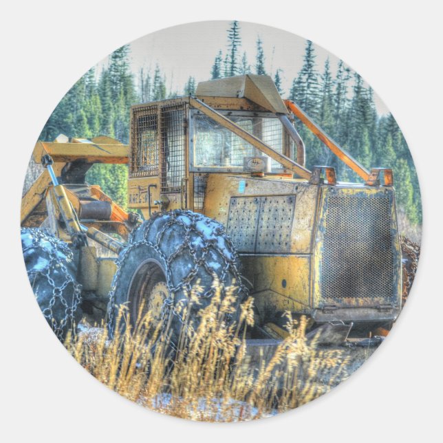 Sticker Rond Farm Machinery (Devant)