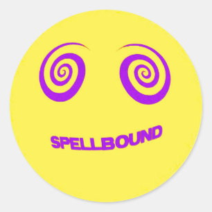 STICKER ROND FASCINÉ PAR JAUNE