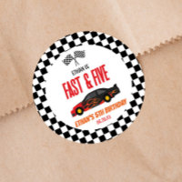 Fast & Five Red Flame Race Car 5e fête d'anniversa