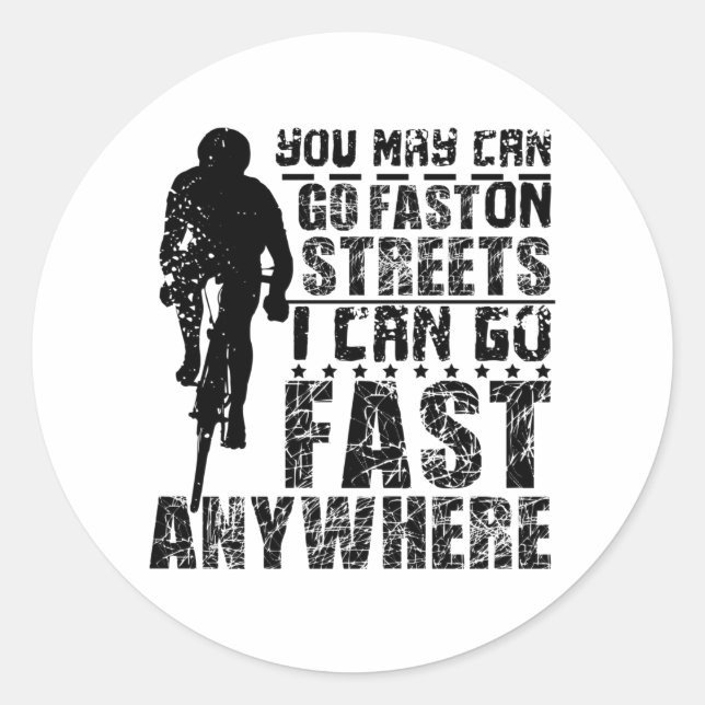 Sticker Rond Fast Grax Bike (Devant)