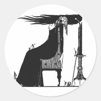 Sticker Rond Faust 003