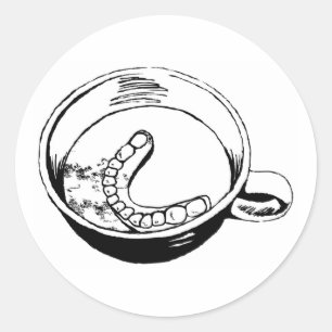 Sticker Rond Faux dents