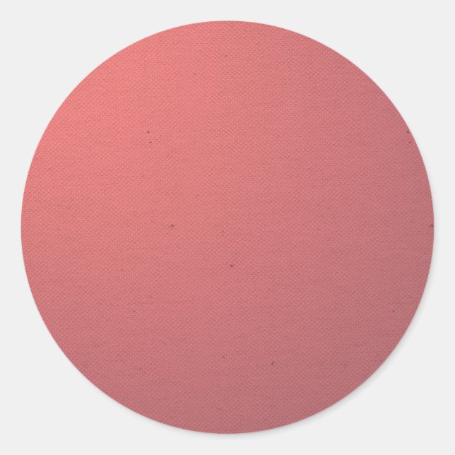 Sticker Rond Faux Foil Rose Or Blank Modèle Classic Round S (Devant)
