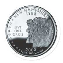 Faux New Hampshire State Quarter