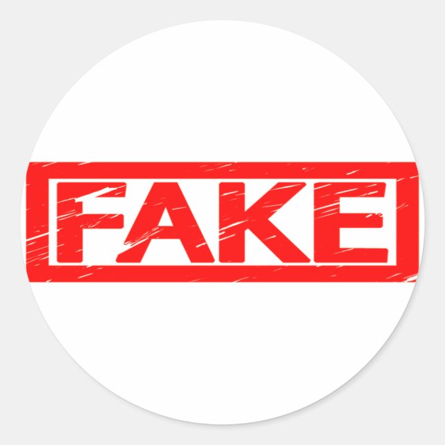 Sticker Rond Faux timbre (Devant)