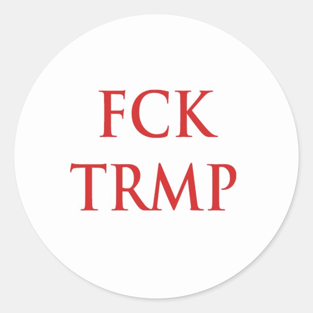 STICKER ROND FCK (Devant)