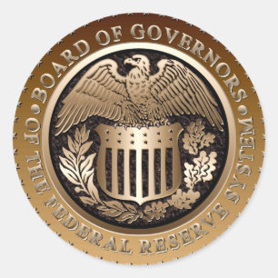 Sticker Rond Federal Reserve