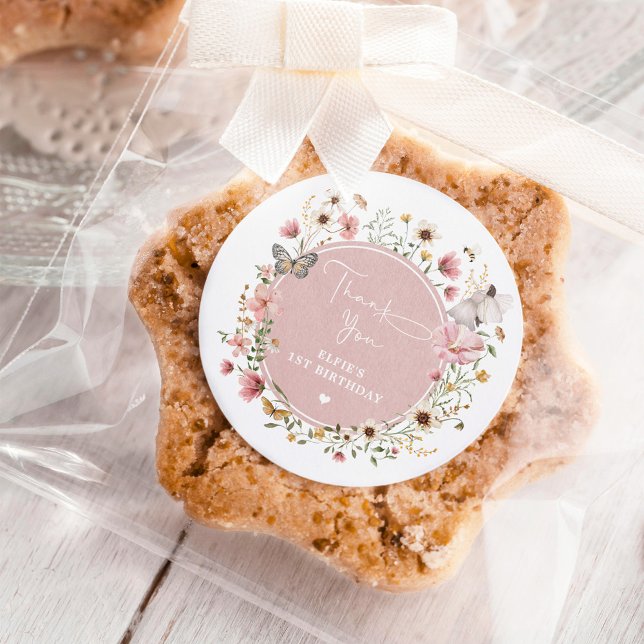 Sticker Rond Fée Fleur sauvage de Musique (Créateur téléchargé)