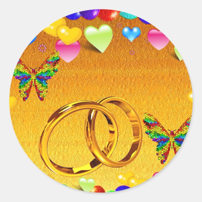 Sticker Rond Félicitations_ (Devant)