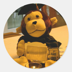 Sticker Rond Félicitations, Grad !