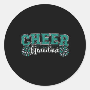 Sticker Rond Félicitations Grand-mère Ma pom-pom girl préférée 