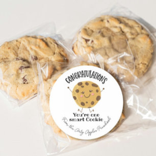 Sticker Rond félicitations vous êtes un témoin intelligent