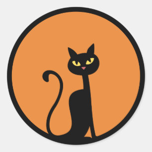 Sticker Rond Feline