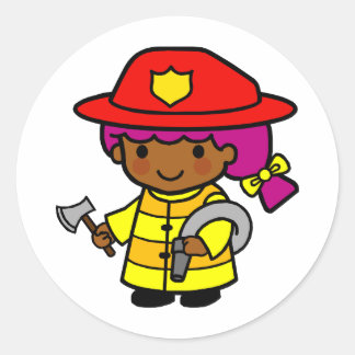 Sticker Rond Femme