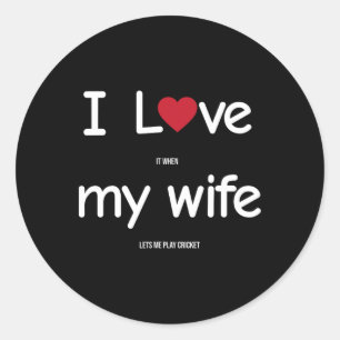 Sticker Rond Femme indienne pakistanaise drôle Citation Husnd C