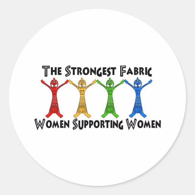 Sticker Rond Femmes (Devant)