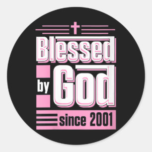 Sticker Rond Femmes Bienheureuses3
