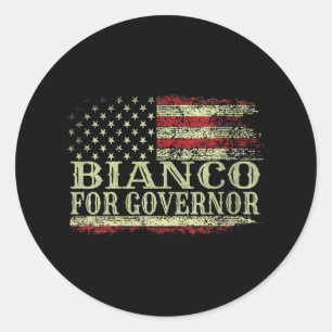 Sticker Rond Femmes Chad Bianco Pour Le Gouverneur Bianco Pour