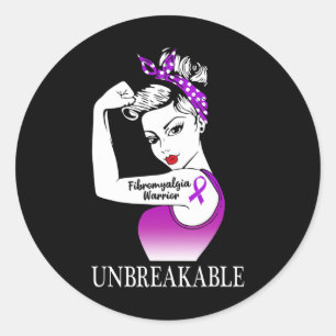 Sticker Rond Femmes fortes et guerrières