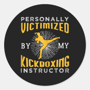 Sticker Rond Femmes personnellement victimisées par mon cours d