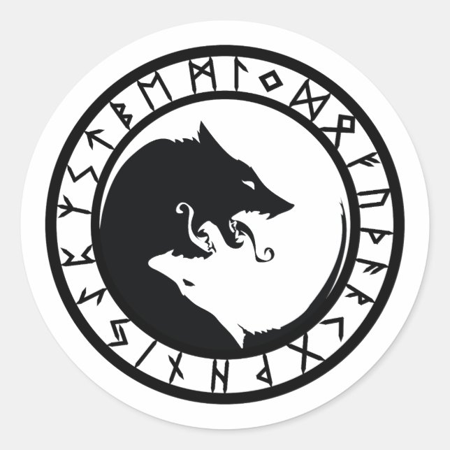 Sticker Rond Femrir - Rune Circle (Devant)