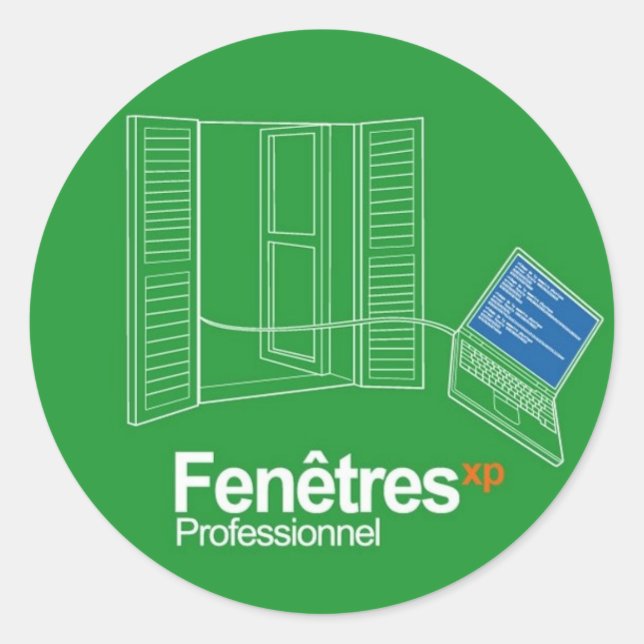 Sticker Rond Fenetres (Devant)