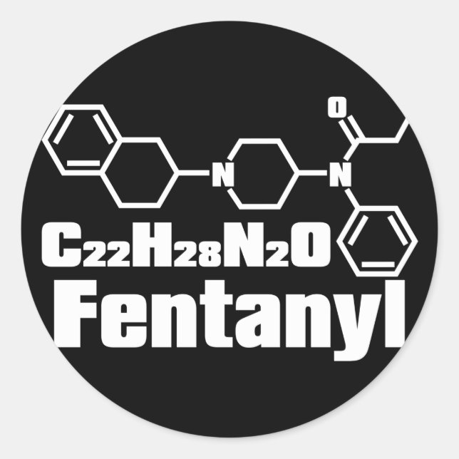 Sticker Rond Fentanyl (Devant)
