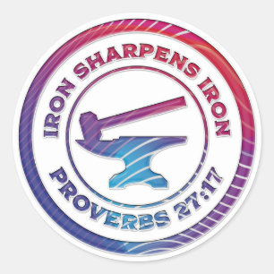 Sticker Rond Fer Sharpens