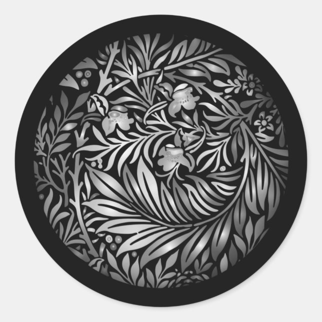 Sticker Rond Ferme d'argent étonnante (Devant)