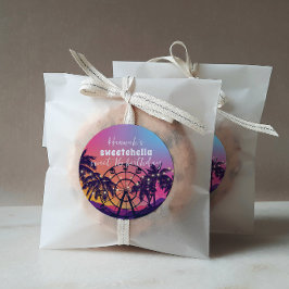 Sticker Rond Festival de musique | Ferris Wheel Palms Sweet 16