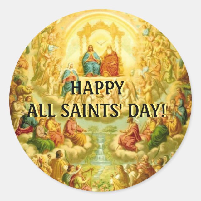 STICKER ROND FESTIVAL DES FÊTES DE TOUS LES SAINTS JOUR (Devant)