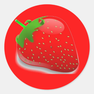 Sticker Rond Festival des fraises