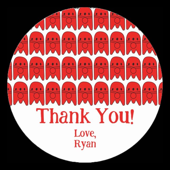 Sticker Rond Fête d'anniversaire de Rocket Ship (Créateur téléchargé)