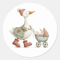Fête de bébé de la deuxième oie sotte