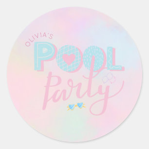 Sticker Rond Fête de groupe d'âge
