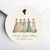 Fête de mariage des dames de la Régence Silhouette