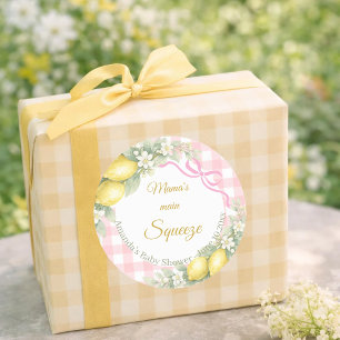 Sticker Rond Fête de naissance de la petite préférée de maman a