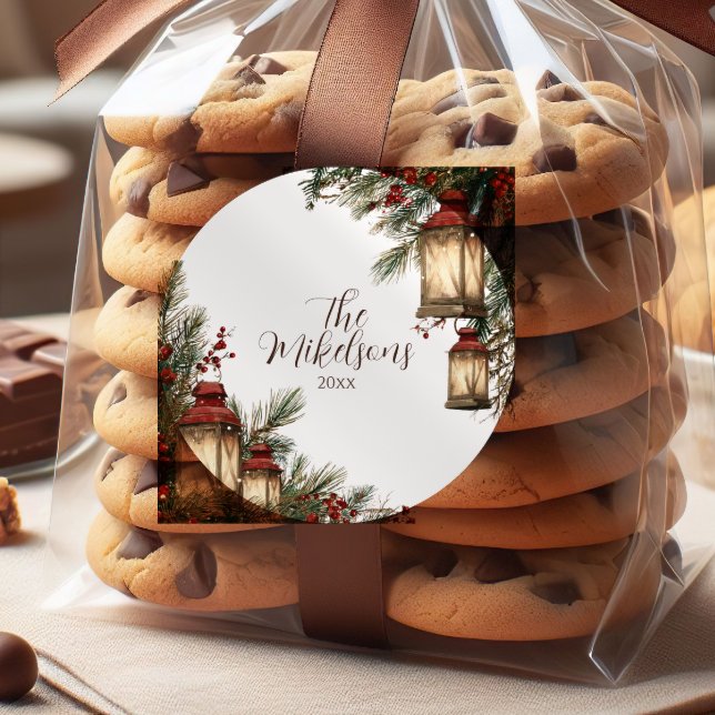 Sticker Rond Fête de Noël Russe (Créateur téléchargé)