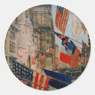 Sticker Rond Fête des Alliés, mai 1917