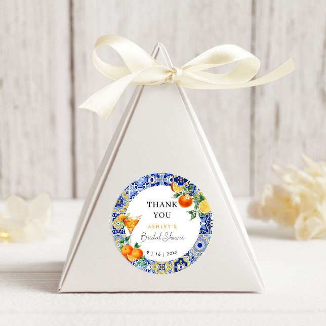 Sticker Rond Fête des mariées d'arc méditerranéen Spritz (Créateur téléchargé)