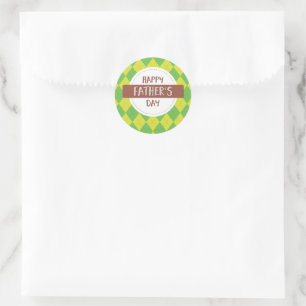 Sticker Rond Fête des pères