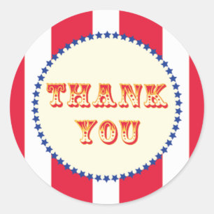 Sticker Rond Fête du Carnaval et du Cirque