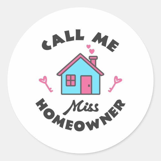 Sticker Rond Fête du réchauffement climatique Appelez-moi Miss  (Devant)