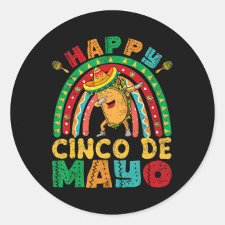 Sticker Rond Fête Mexicaine Cinco De Mayo 5 De Mai