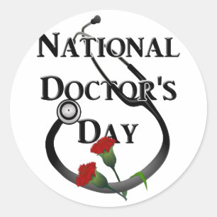 Sticker Rond Fête nationale du médecin
