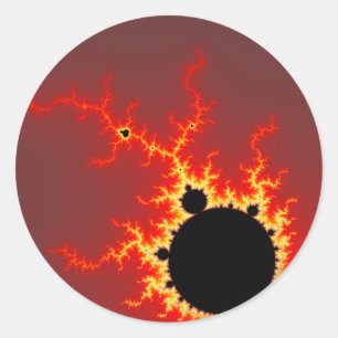 Sticker Rond Feu