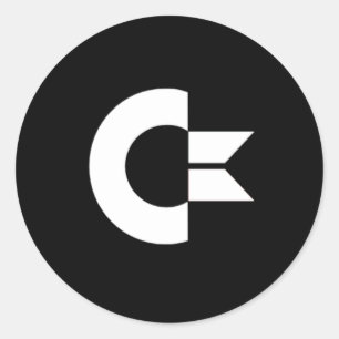 Sticker Rond Feuille d'autocollant de commodore