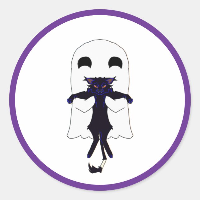 Sticker Rond Feuille d'autocollant de l'équipage de conduite et (Devant)