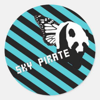 Sticker Rond Feuille d'autocollants "Express Panda"