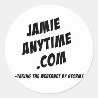 Sticker Rond Feuille d'autocollants Jamie Anytime